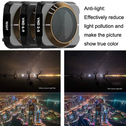 JSR For DJI Mavic Air 2 Motion Camera Filter, Style: UV+CPL+ND8+ND16+ND32+ND64+STAR+Anti-light - Mavic Lens Filter by JSR | Online Shopping South Africa | PMC Jewellery | Buy Now Pay Later Mobicred