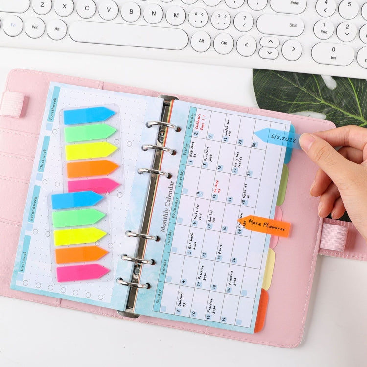 A6 6 Hole Budget Book Loose-leaf Replacement Core Handbook Insert,Spec: Weekly Plan 108 Sheets - Notebooks by PMC TechLife | Online Shopping South Africa | PMC TechLife