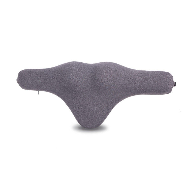 Slow Rebound Memory Foam Lumbar Pillow Neck Pillow Car Headrest(Grey) - Cushions & Pillows by PMC Jewellery | Online Shopping South Africa | PMC Jewellery | Buy Now Pay Later Mobicred