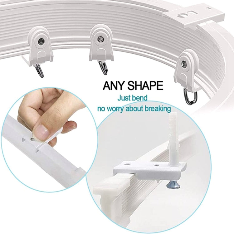 Model Steel Rail Bending Curtain Rail Flexible Guide Set, Size: 5m - Curtain Decorative Accessories by PMC TechLife | Online Shopping South Africa | PMC TechLife
