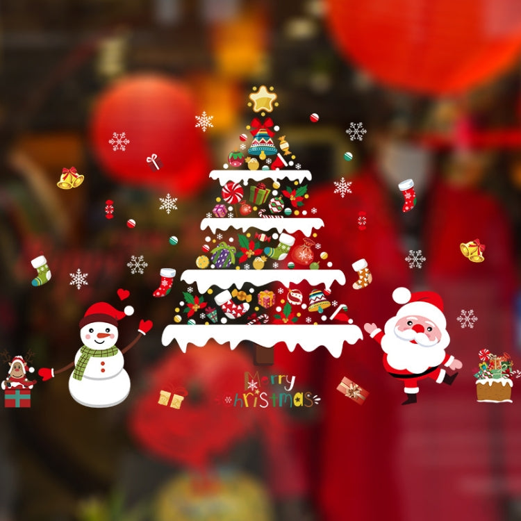 Christmas Decoration Stickers Scene Layout Window Static Stickers 60x90cm - Christmas Stickers by PMC TechLife | Online Shopping South Africa | PMC TechLife | Buy Now Pay Later Mobicred