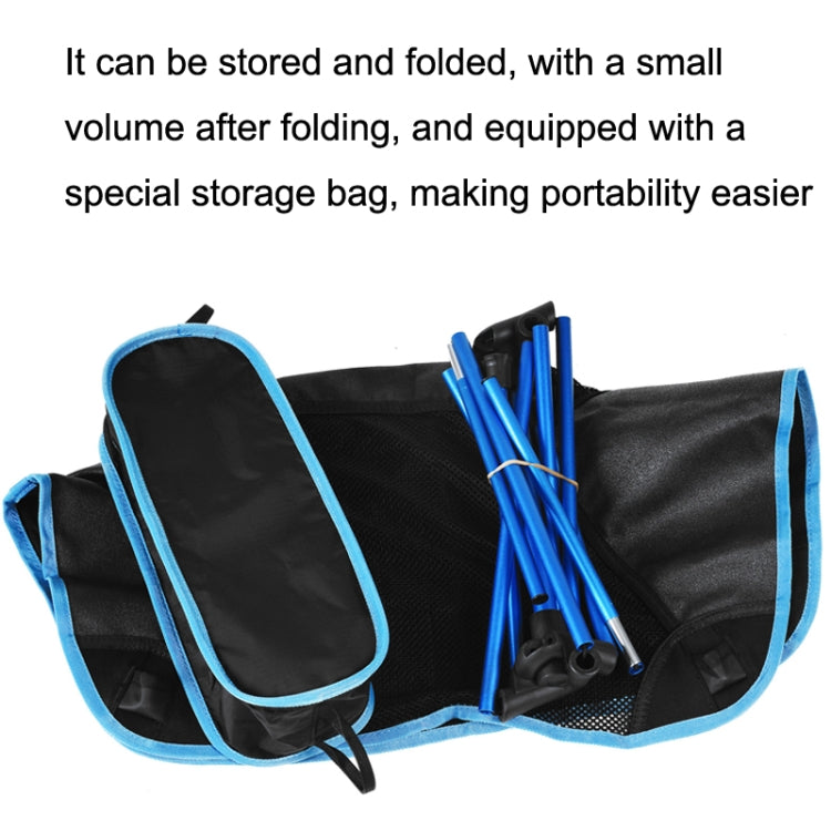 Outdoor Camping Lounge Beach Portable Folding Chair(Dark Blue) - Beach Chairs by PMC TechLife | Online Shopping South Africa | PMC TechLife