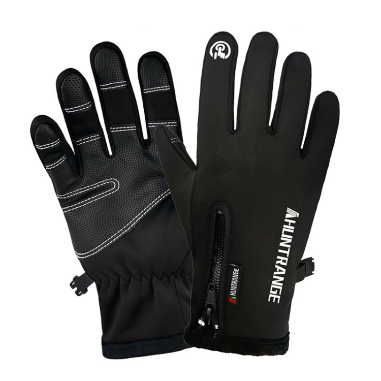HUNTRANGE A022 Outdoor Waterproof Touch Screen Riding Keep Warm Gloves, Size: S(Black) - Cycling Gloves by HUNTRANGE | Online Shopping South Africa | PMC TechLife | Buy Now Pay Later Mobicred