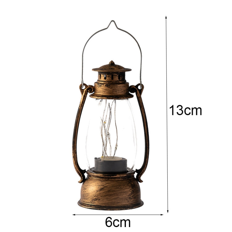 Retro Lantern Table Decoration Christmas Scene Decoration Simulation Oil Lamp(Black) - Decoration Lamps by PMC Jewellery | Online Shopping South Africa | PMC Jewellery