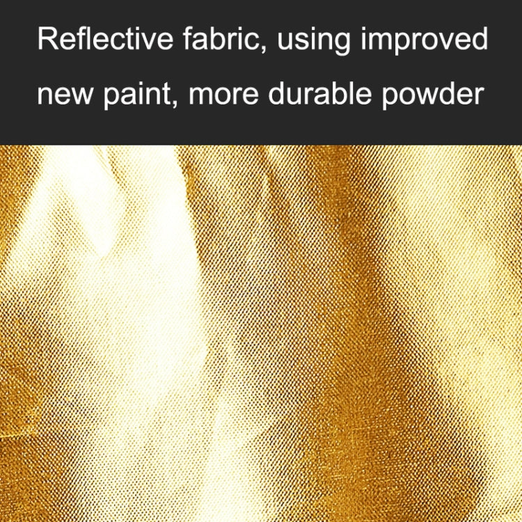 Selens  5 In 1 (Gold / Silver  / White / Black / Soft Light) Folding Reflector Board, Size: 80x120cm - free shipping - PMC TechLife - Order now!