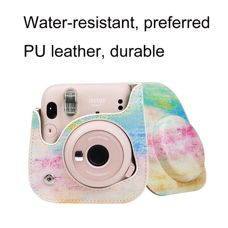 For Instax Mini11 / 9 / 8 PU Cortex Retro Camera Bag Protective Cover(Fantastic Cloud) - Leather Bag by CAIUL | Online Shopping South Africa | PMC Jewellery