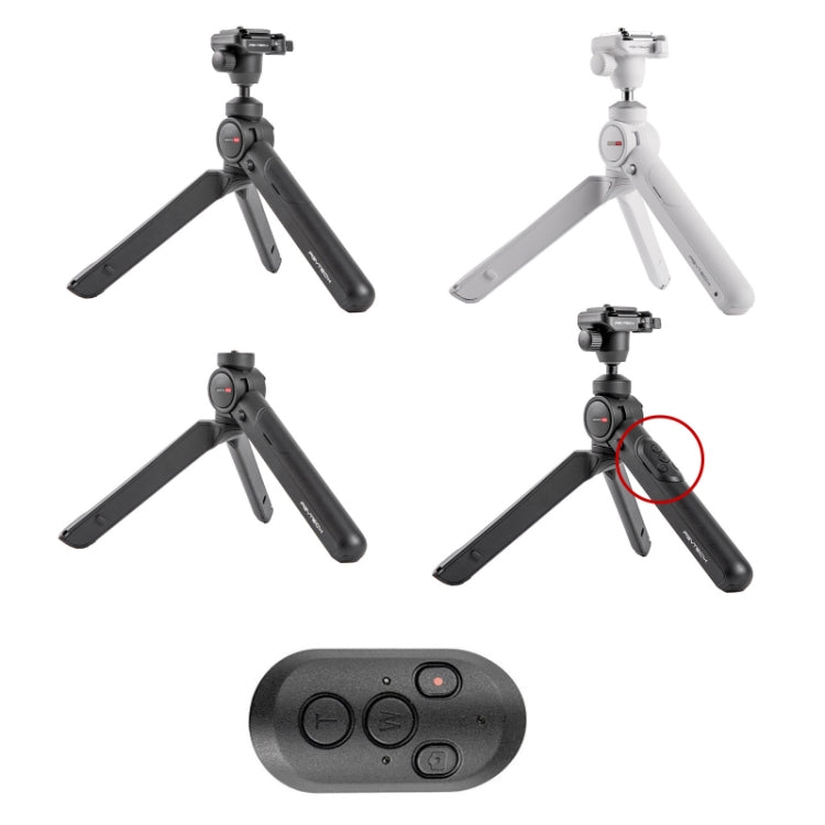 PGYTECH Camera Mobile Phone Desktop Pan Tilt Handheld Tripod, Specification: Black - free shipping - PMC TechLife - Order now!