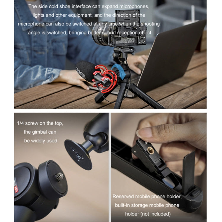 PGYTECH Camera Mobile Phone Desktop Pan Tilt Handheld Tripod, Specification: Remote control M1 - free shipping - PMC TechLife - Order now!
