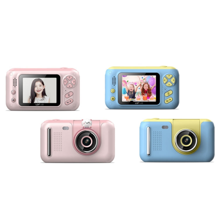 2.4 Inch Children HD Reversible Photo SLR Camera, Color: Pink + 16G Memory Card + Card Reader - Children Cameras by PMC Jewellery | Online Shopping South Africa | PMC Jewellery | Buy Now Pay Later Mobicred