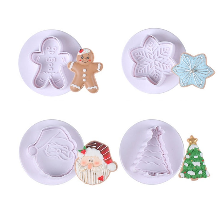 Christmas Snowflake Spring Mould Cookie DIY Mould(B) - Food Molds by PMC Jewellery | Online Shopping South Africa | PMC Jewellery