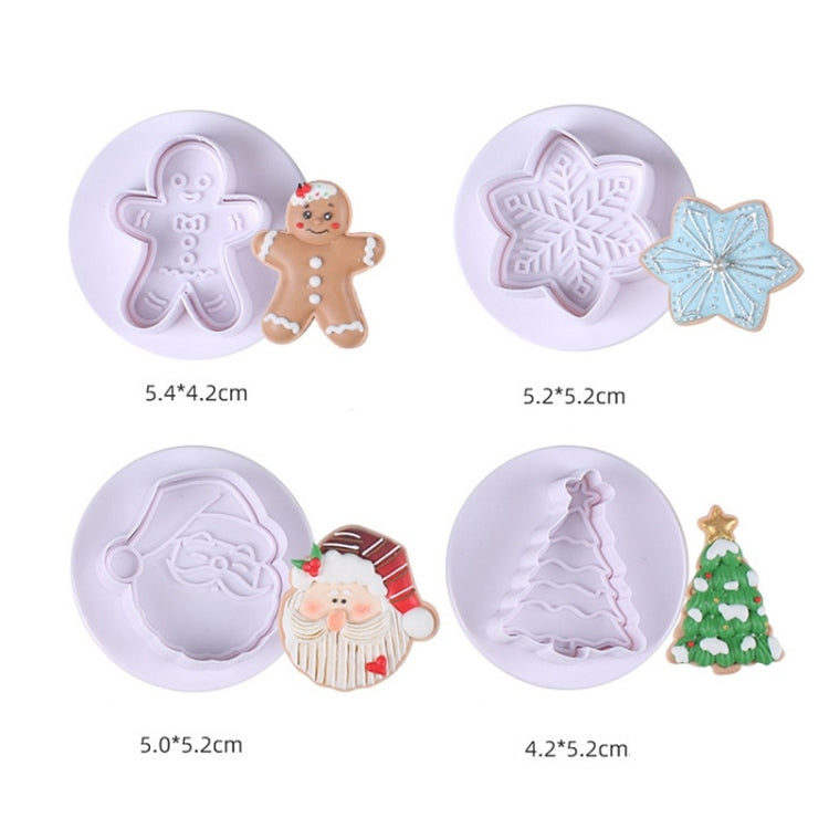 Christmas Snowflake Spring Mould Cookie DIY Mould(B) - Food Molds by PMC Jewellery | Online Shopping South Africa | PMC Jewellery