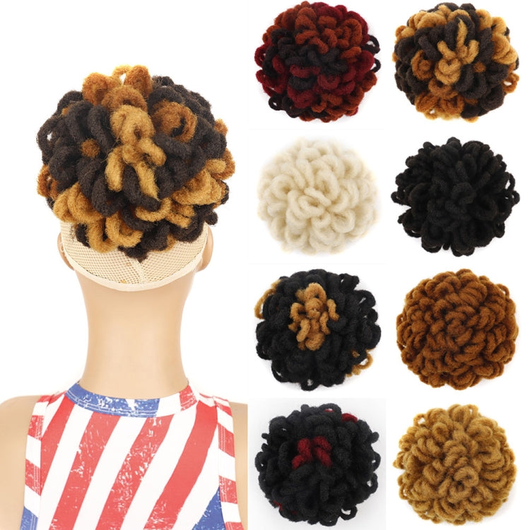 LSFBZB Drawstring Dreadlocks Wig Caterpillar Dreadlock Shaggy Hair Bun, Spec: 99JHBUGH - free shipping - PMC TechLife - Order now!