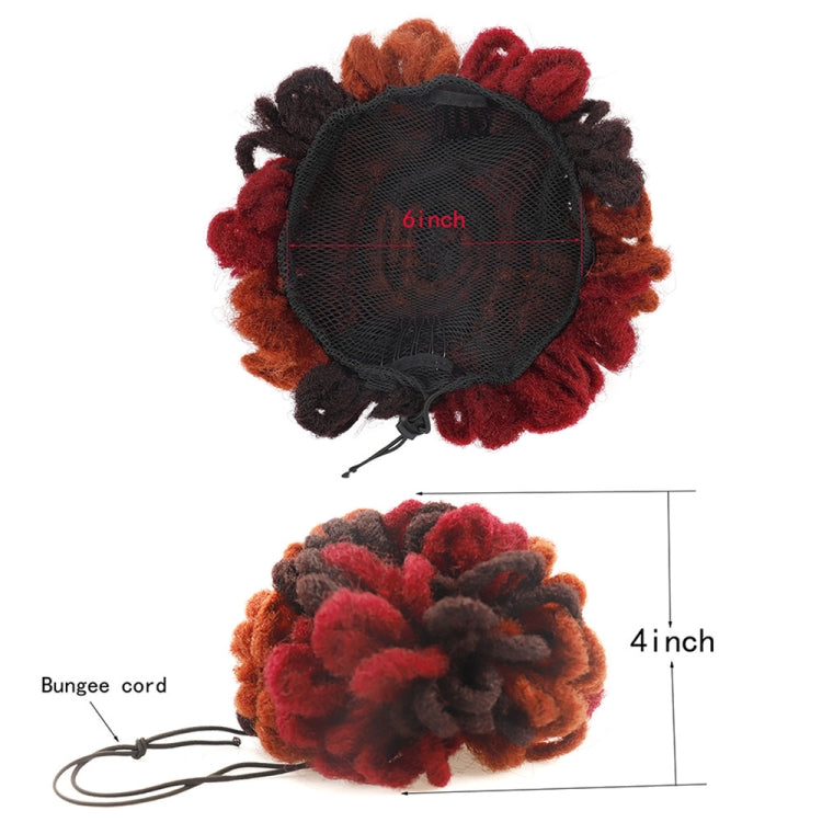LSFBZB Drawstring Dreadlocks Wig Caterpillar Dreadlock Shaggy Hair Bun, Spec: 99JHBUGH - free shipping - PMC TechLife - Order now!