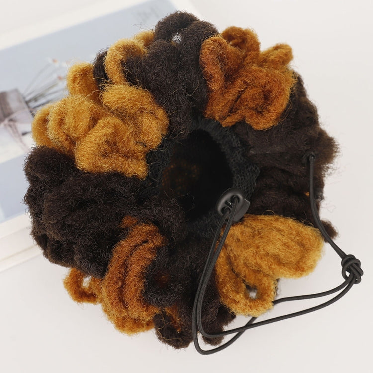LSFBZB Drawstring Dreadlocks Wig Caterpillar Dreadlock Shaggy Hair Bun, Spec: 99JHBUGH - free shipping - PMC TechLife - Order now!