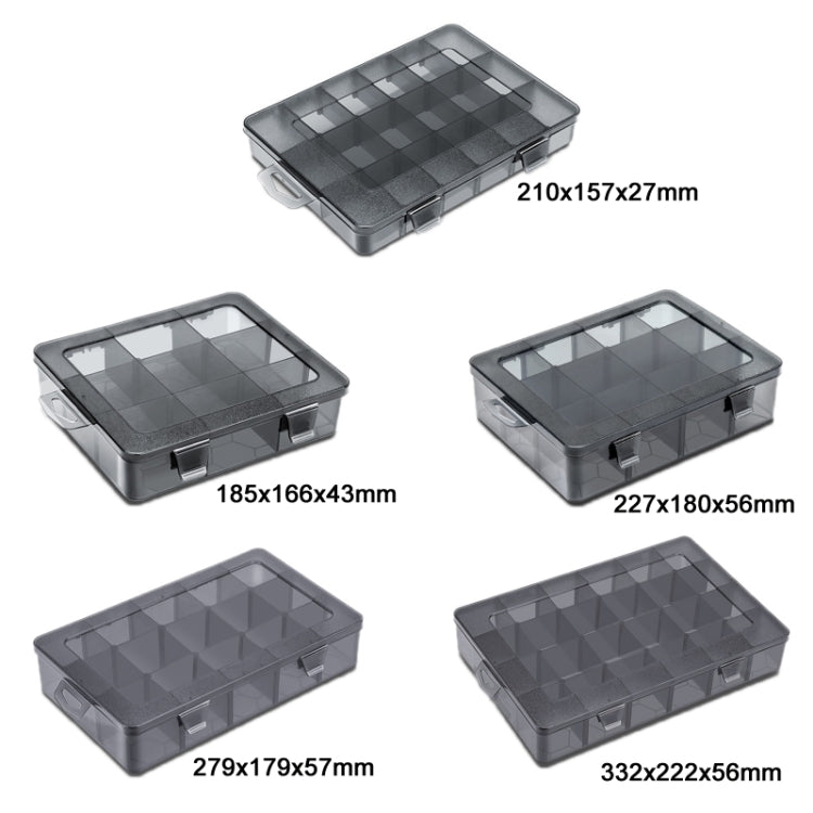 Multi-Compartment Sorted Electronic Parts Organiser, Specifications: 12 Grid - free shipping - PMC TechLife - Order now!