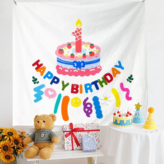 Birthday Layout Hanging Cloth Children Photo Wall Cloth, Size: 150x230cm Velvet(11) - Cartoon by PMC Jewellery | Online Shopping South Africa | PMC Jewellery | Buy Now Pay Later Mobicred