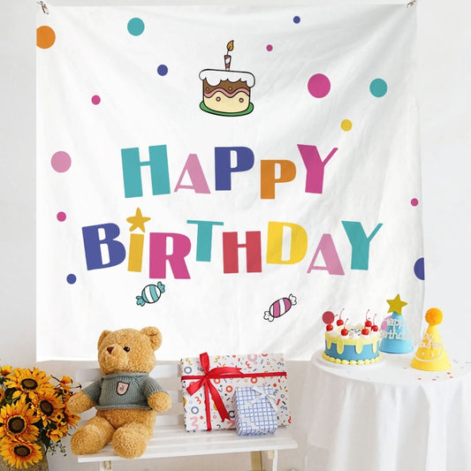 Birthday Layout Hanging Cloth Children Photo Wall Cloth, Size: 150x230cm Velvet(20) - Cartoon by PMC Jewellery | Online Shopping South Africa | PMC Jewellery | Buy Now Pay Later Mobicred