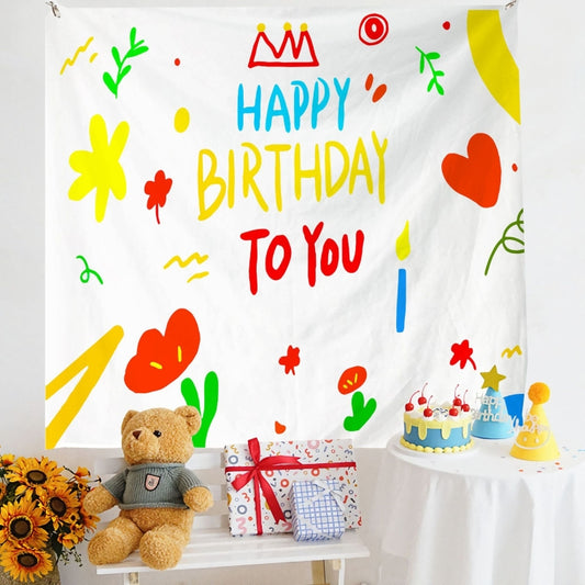 Birthday Layout Hanging Cloth Children Photo Wall Cloth, Size: 180x200cm Velvet(29) - Cartoon by PMC Jewellery | Online Shopping South Africa | PMC Jewellery | Buy Now Pay Later Mobicred