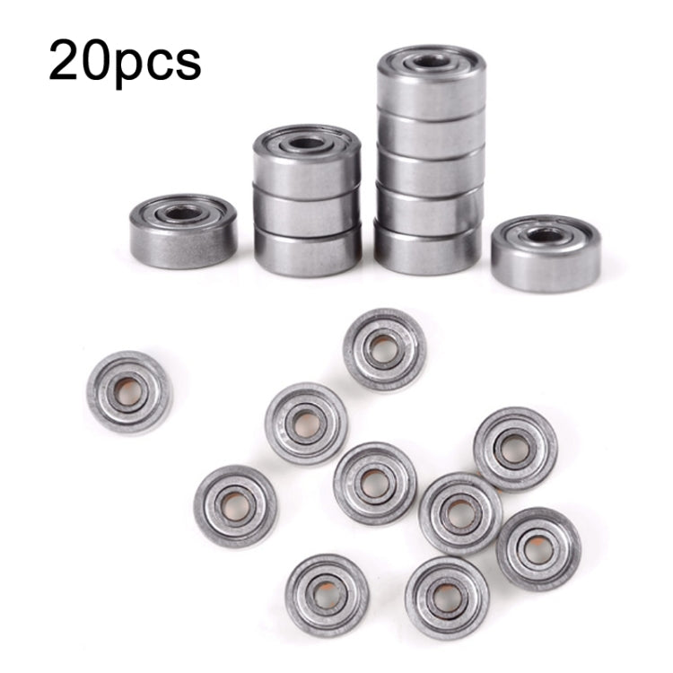 606zz 20pcs Miniature Bearings Silent Deep Groove Ball Bearings - Bearing by PMC Jewellery | Online Shopping South Africa | PMC Jewellery