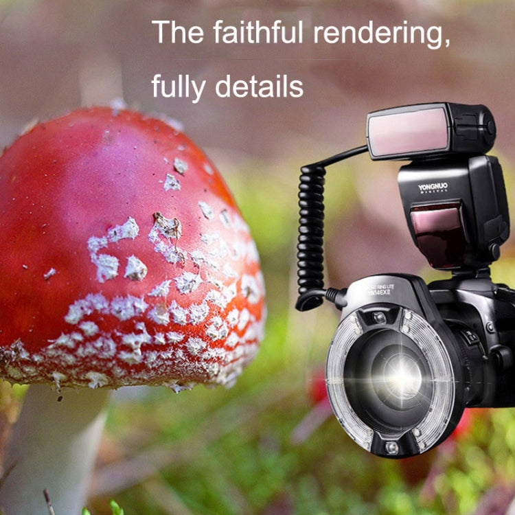 For Canon TTL Oral Insect Insect Teeth Ring Light YONGNUO YN-14EX II Macro Ring Flash Speedlite - free shipping - PMC TechLife - Order now!