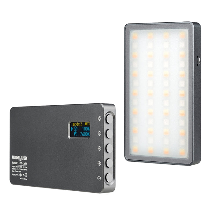 Weeylite RB08P 52LEDs RGB Colorful Light Effect Mini Photography Fill Light - free shipping - PMC TechLife - Order now!