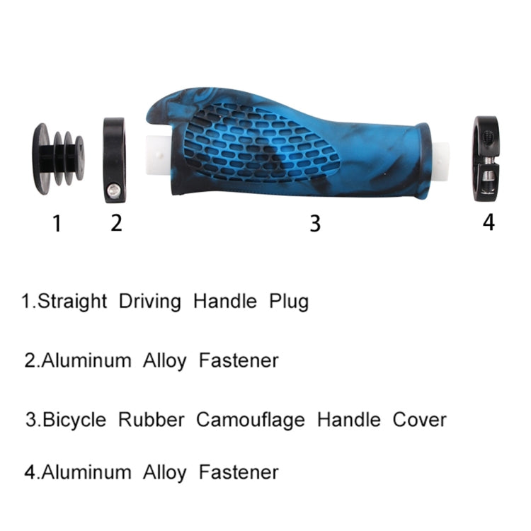 MZYRH 1pair Mountain Bike Bicycle Handlebar Grips Protective Covers(White and Blue) - free shipping - PMC TechLife - Order now!