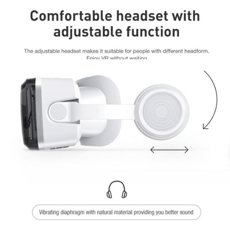 VRSHINECON G04BS+B03 Handle 3D Virtual Reality Helmet VR Glasses With Bluetooth Headset - free shipping - PMC Jewellery - Order now!
