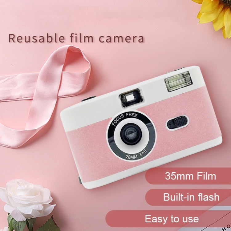 R2-FILM Retro Manual Reusable Film Camera for Children without Film(White+Black) - Children Cameras by PMC Jewellery | Online Shopping South Africa | PMC Jewellery | Buy Now Pay Later Mobicred