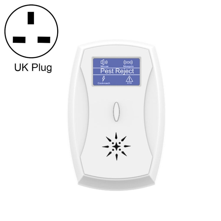 Household Mute Low Power Ultrasonic Insect Repeller, Specification: UK Plug(White) - Repellents by PMC Jewellery | Online Shopping South Africa | PMC Jewellery | Buy Now Pay Later Mobicred