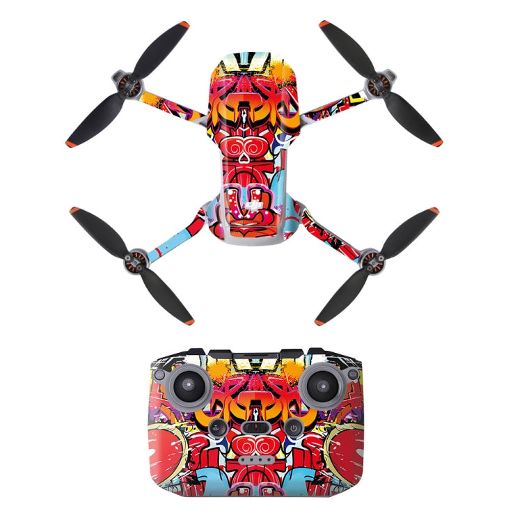 Sunnylife MM2-TZ452 For DJI Mini 2 Waterproof PVC Drone Body + Arm + Remote Control Decorative Protective Stickers Set(Color Graffiti) - Stickers by Sunnylife | Online Shopping South Africa | PMC Jewellery | Buy Now Pay Later Mobicred