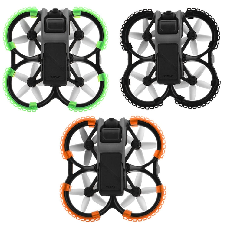 For DJI Avata BRDRC-9604 4pcs Drone Propeller TPU Protective Guard UAV Bumper Anti-collision Ring Cover(Green) -  by BRDRC | Online Shopping South Africa | PMC Jewellery