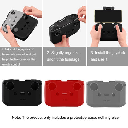 BRDRC DJI-7559 For DJI Mavic 3 / Mini 3 / 3 Pro Remote Control Silicone Protective Cover(Red) - Others by BRDRC | Online Shopping South Africa | PMC Jewellery | Buy Now Pay Later Mobicred