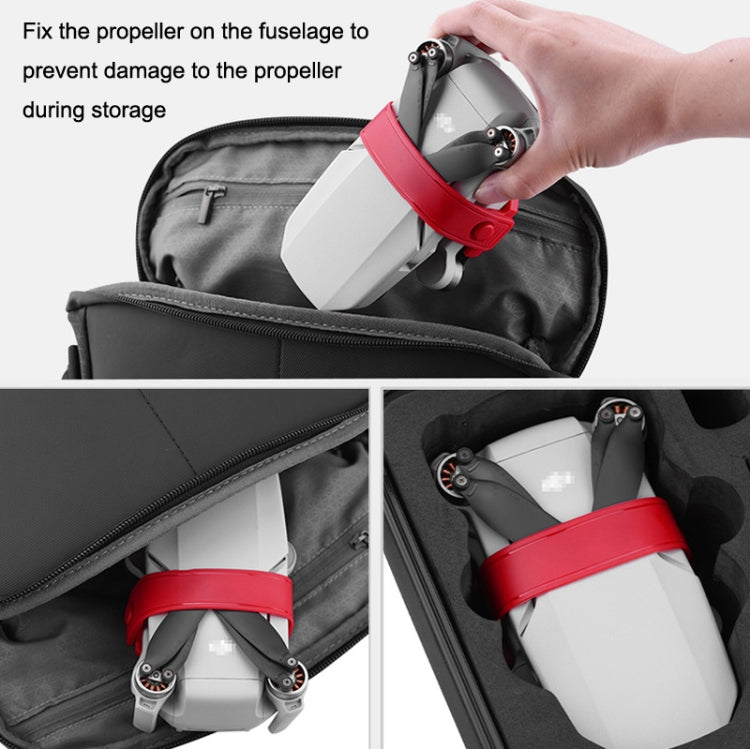 BRDRC DJI-8936 For DJI Mavic Mini / Mini 2 / Mini SE Beam Paddle Device Propeller Blade Retainer(Red) - Other by BRDRC | Online Shopping South Africa | PMC TechLife | Buy Now Pay Later Mobicred