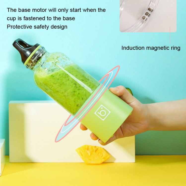Bingo Mini Portable Juicer Home 6 Knife Head Charging Electric Juice Cup(Macaron Blue) - free shipping - PMC TechLife - Order now!