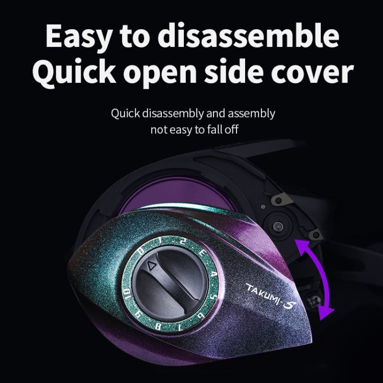 TAKUMI-S BJ2000 Metal Far Casting Anti-Fry Line Water Drop Reel With Unloading Alarm Fishing Reel(Left Hand) - Fishing Reels by TAKUMI-S | Online Shopping South Africa | PMC TechLife | Buy Now Pay Later Mobicred