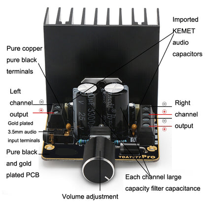 TDA7377 DIY Speaker Power Amplifier Module 12V Dual Channel Stereo 30Wx2 Car Power Amplifier Board - Breadboard / Amplifier Board by PMC Jewellery | Online Shopping South Africa | PMC Jewellery | Buy Now Pay Later Mobicred