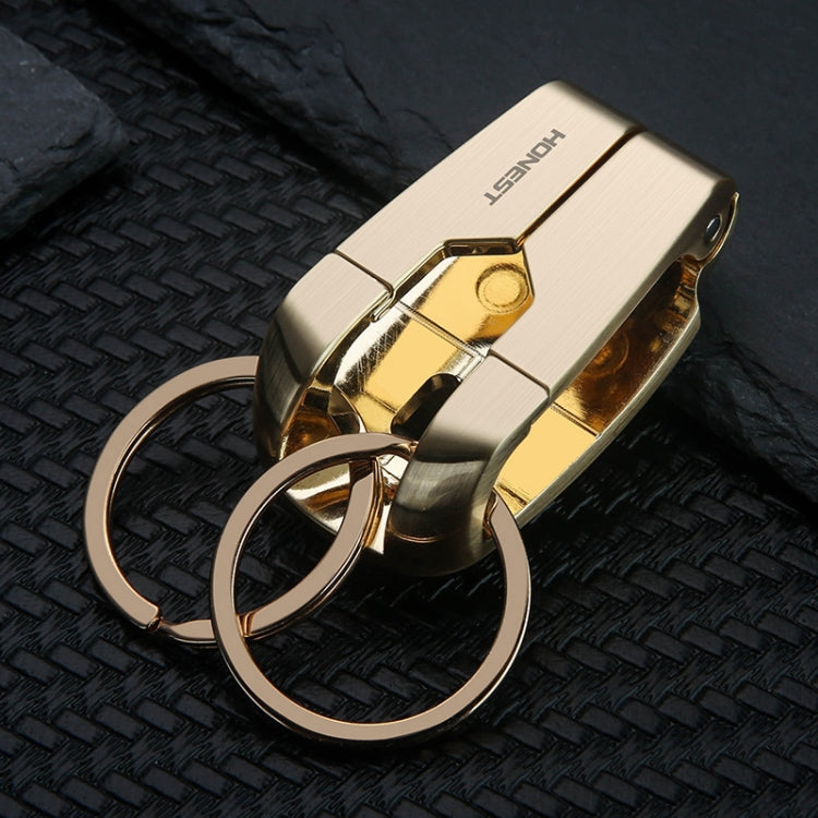 HONEST Metal Spring Clip Keychain Car Key Holder Waist Hanging Buckle(Golden) - free shipping - PMC TechLife - Order now!
