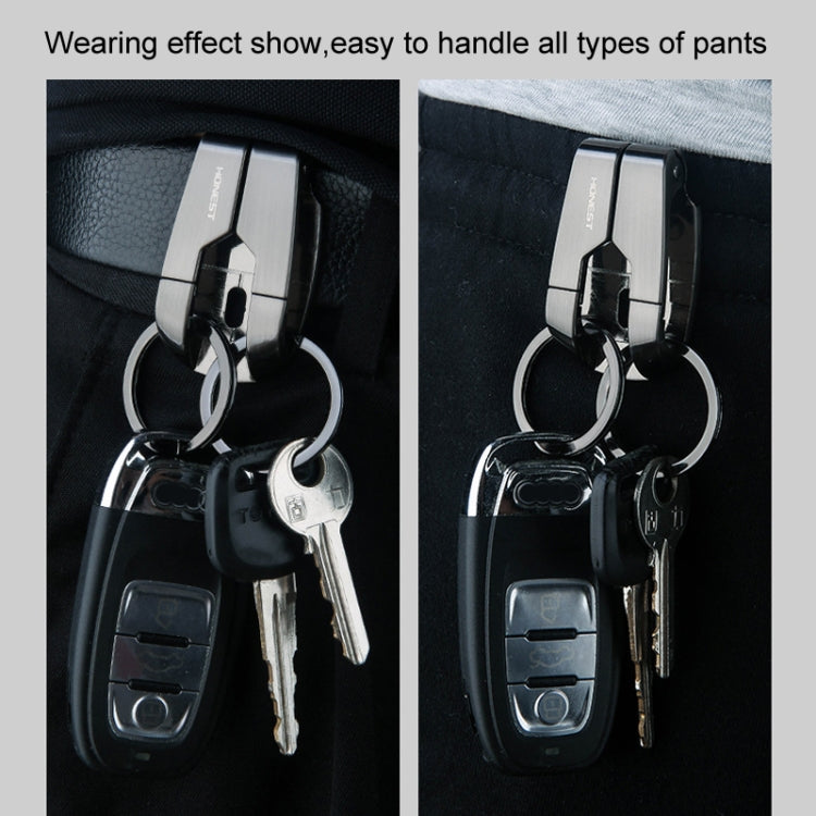 HONEST Metal Spring Clip Keychain Car Key Holder Waist Hanging Buckle(Golden) - free shipping - PMC TechLife - Order now!