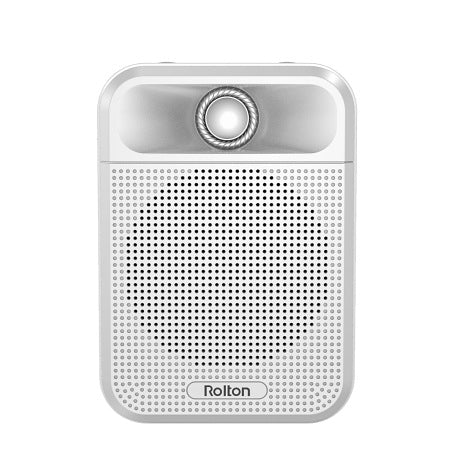 Rolton  K700 Bluetooth Dual-speaker Audio Speaker Megaphone Voice Amplifier(White) - Microphone by Rolton | Online Shopping South Africa | PMC TechLife | Buy Now Pay Later Mobicred