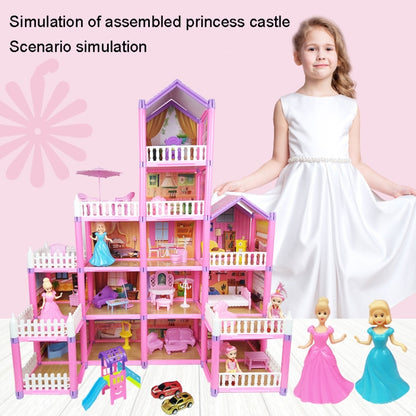 DSJ55-1 105pcs/set Children Passing Domestic Toy Doll House Princess Castle Set Simulation Disguise House - Pretend Play Toys by PMC Jewellery | Online Shopping South Africa | PMC Jewellery