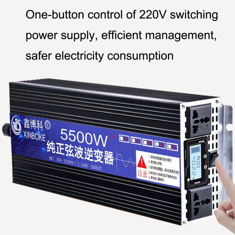 XINBOKE High Power Household Car Sine Wave Inverter 60V 2000W To 220V 1000W(Single Display) - Pure Sine Wave by PMC Jewellery | Online Shopping South Africa | PMC Jewellery