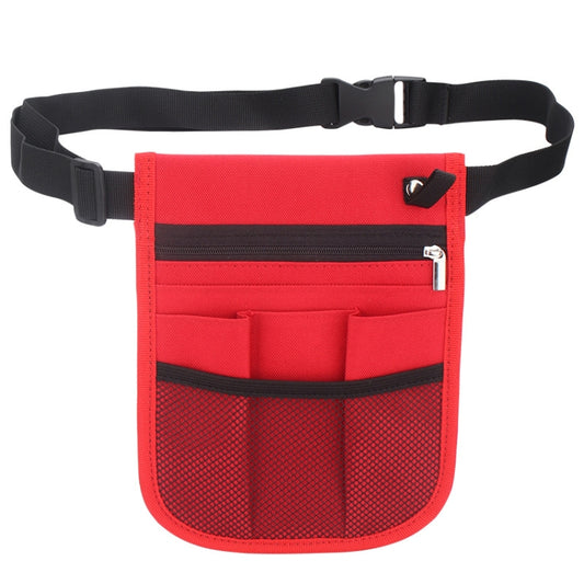 Multifunctional Nurse Tool Storage Waist Bag(Red) - Waist Bags by PMC Jewellery | Online Shopping South Africa | PMC Jewellery | Buy Now Pay Later Mobicred