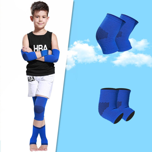 N1033 Child Football Equipment Basketball Sports Protectors, Color: Blue 4 In 1(M) - Sports Safety by PMC Jewellery | Online Shopping South Africa | PMC Jewellery | Buy Now Pay Later Mobicred