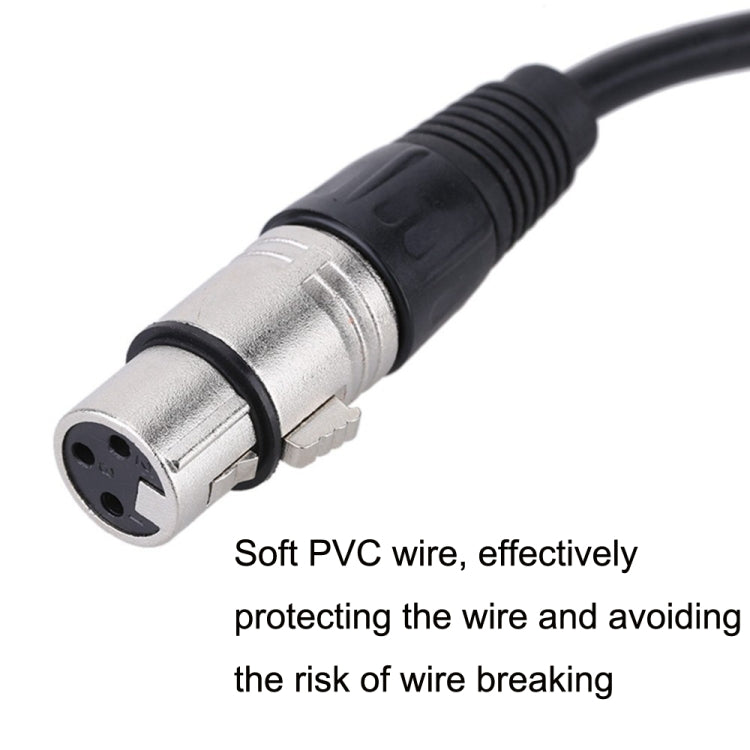 6.35mm Caron Female To XLR 2pin Balance Microphone Audio Cable Mixer Line, Size: 30m - Microphone Audio Cable & Connector by PMC Jewellery | Online Shopping South Africa | PMC Jewellery | Buy Now Pay Later Mobicred