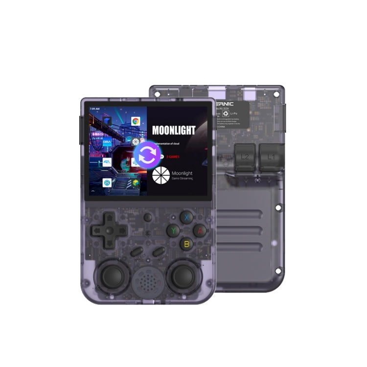 ANBERNIC RG353V  3.5 Inch Wireless Game Box Android 11 Linux OS Handheld Game Console 128G 25,000 Games(Transparent Purple) - free shipping - PMC TechLife - Order now!
