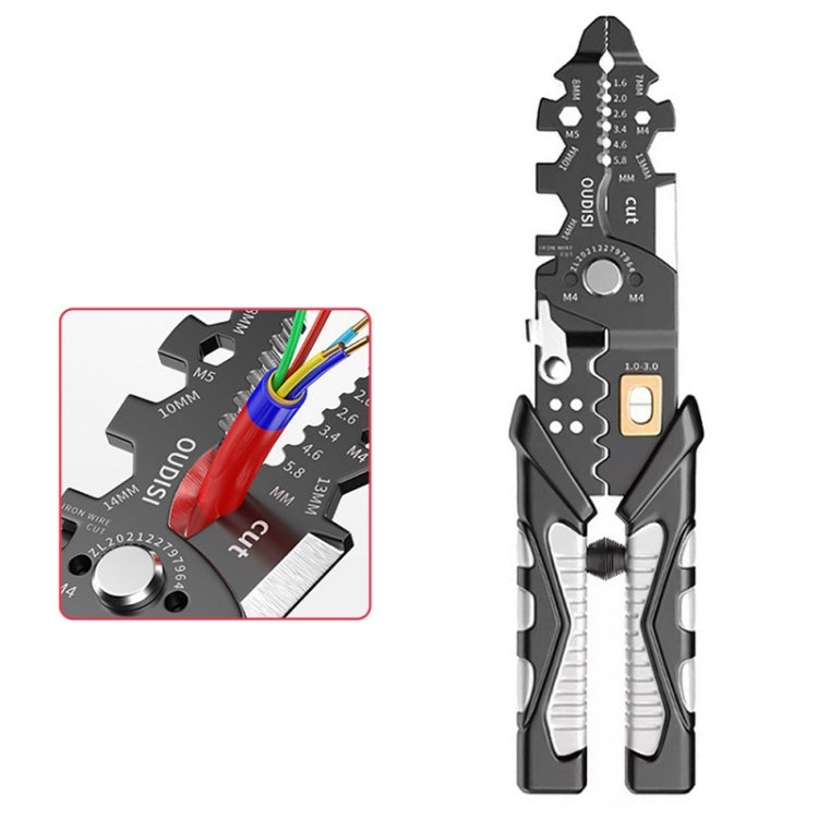 25 In 1 Electrician Multipurpose Wire Stripper(Black) - Pliers by PMC TechLife | Online Shopping South Africa | PMC TechLife | Buy Now Pay Later Mobicred