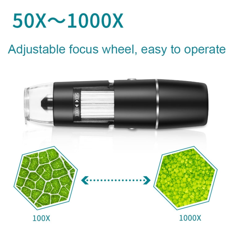 50X-1000X Wireless WIFI Connection LED Light Portable Digital Microscope, Specification: W05-Z11054 - free shipping - PMC Jewellery - Order now!