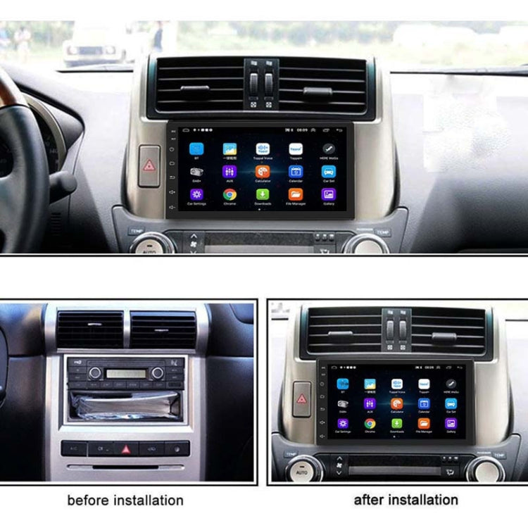 A2222KT 7 Inch Android Navigation WiFi Version 1+32G GPS Bluetooth 2.5D Screen Car Central Control MP5 Player, Style: Standard+8Lights Camera - Car MP3 & MP4 & MP5 by PMC Jewellery | Online Shopping South Africa | PMC Jewellery | Buy Now Pay Later Mobicred