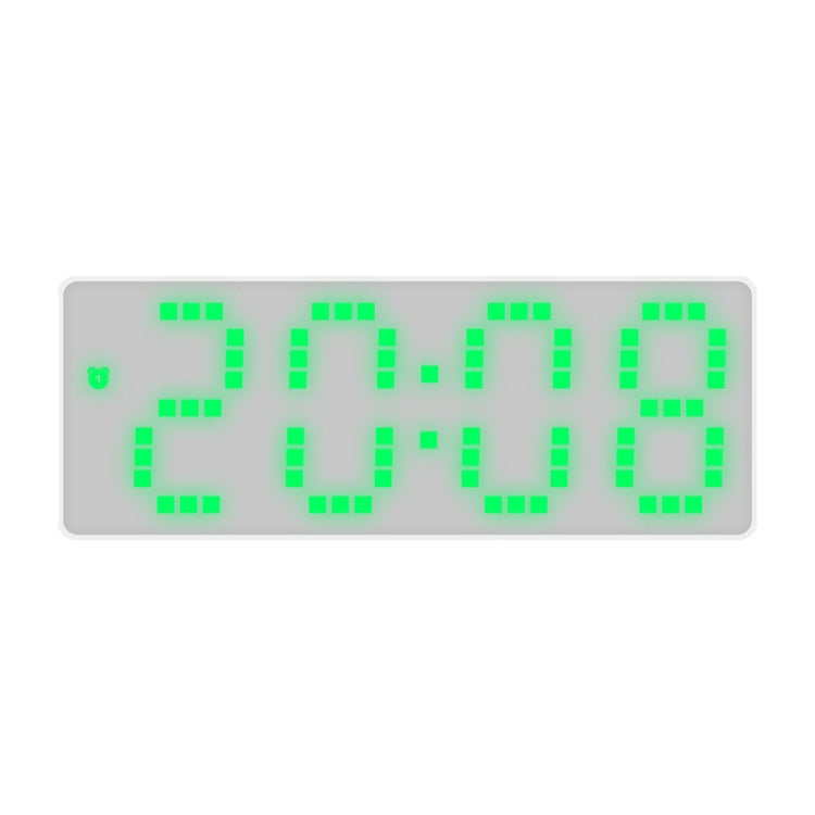 8017 LED Screen Voice Control Digital Alarm Clock Desktop Multifunctional Temperature Clock(Green) - Alarm Clocks by PMc TechLife | Online Shopping South Africa | PMc TechLife | Buy Now Pay Later Mobicred