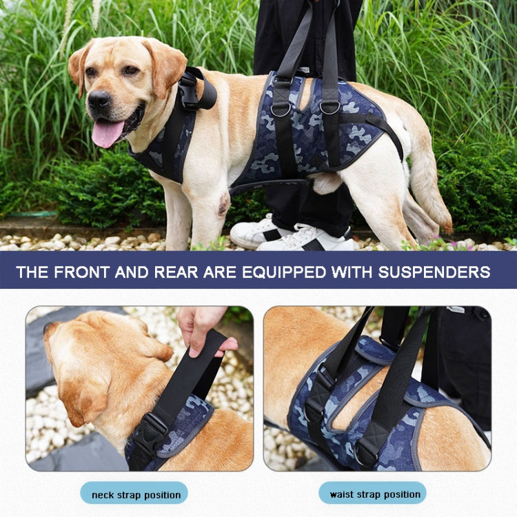 Injured Dog Auxiliary Leash Front and Rear Leg Double Slings For Large and Medium-sized Dogs, Size: L - Leashes by PMC Jewellery | Online Shopping South Africa | PMC Jewellery